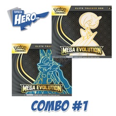 Pokemon Mega Evolution COMBO 1 Elite Trainer - Mega Gardevoir ex AND Mega Lucario ex